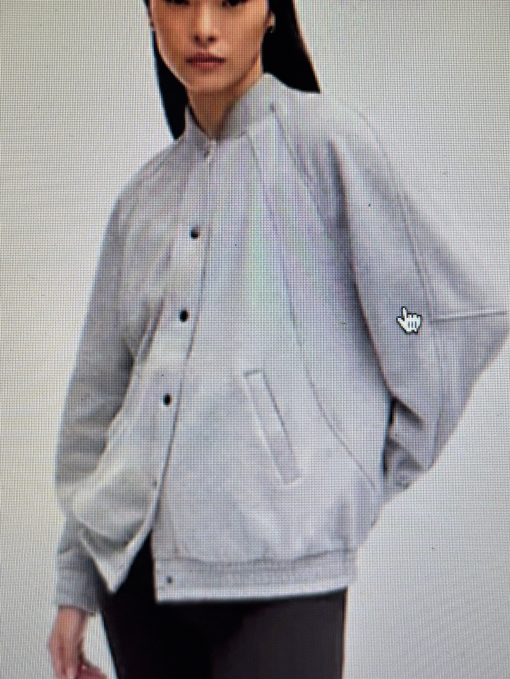 Lululemon scuba oversized plush varsity jacket heathered medium gray XL/XXL